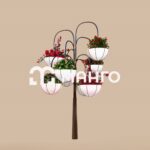 Световое кашпо  - "FLEUR"
